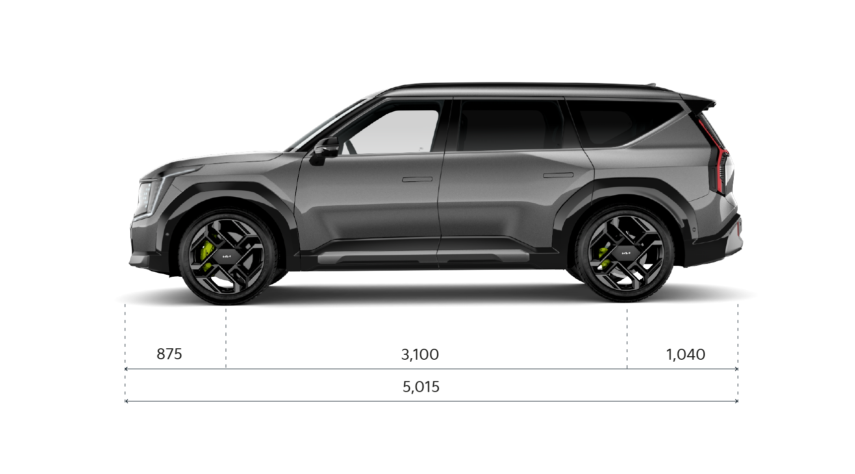 Kia EV9 GT Seitenansicht